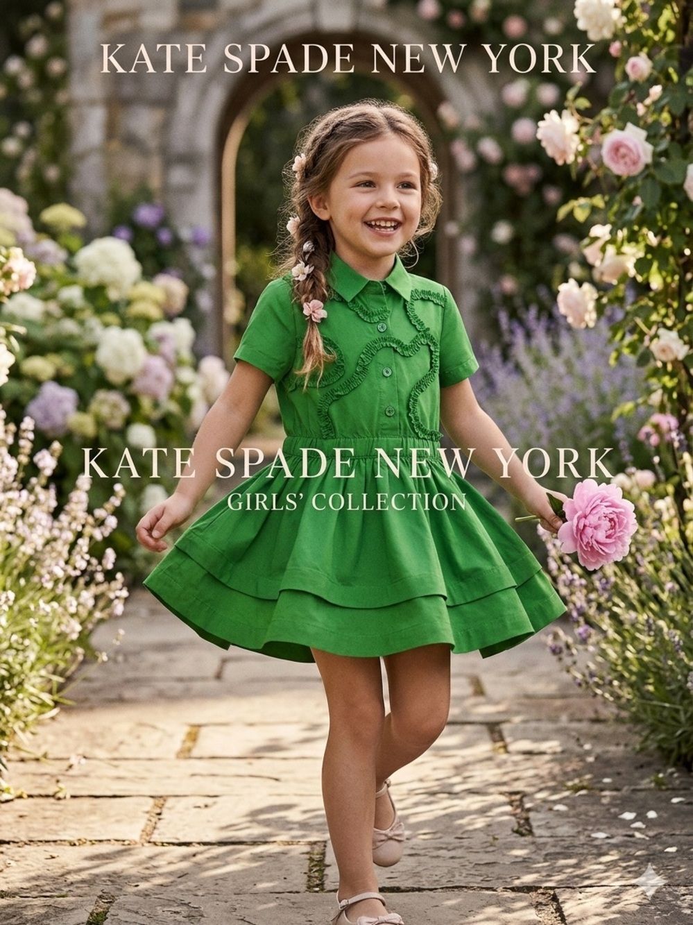 Kate Spade New York for Target 18 Months Toddler Ruffle Green Dress NWT
